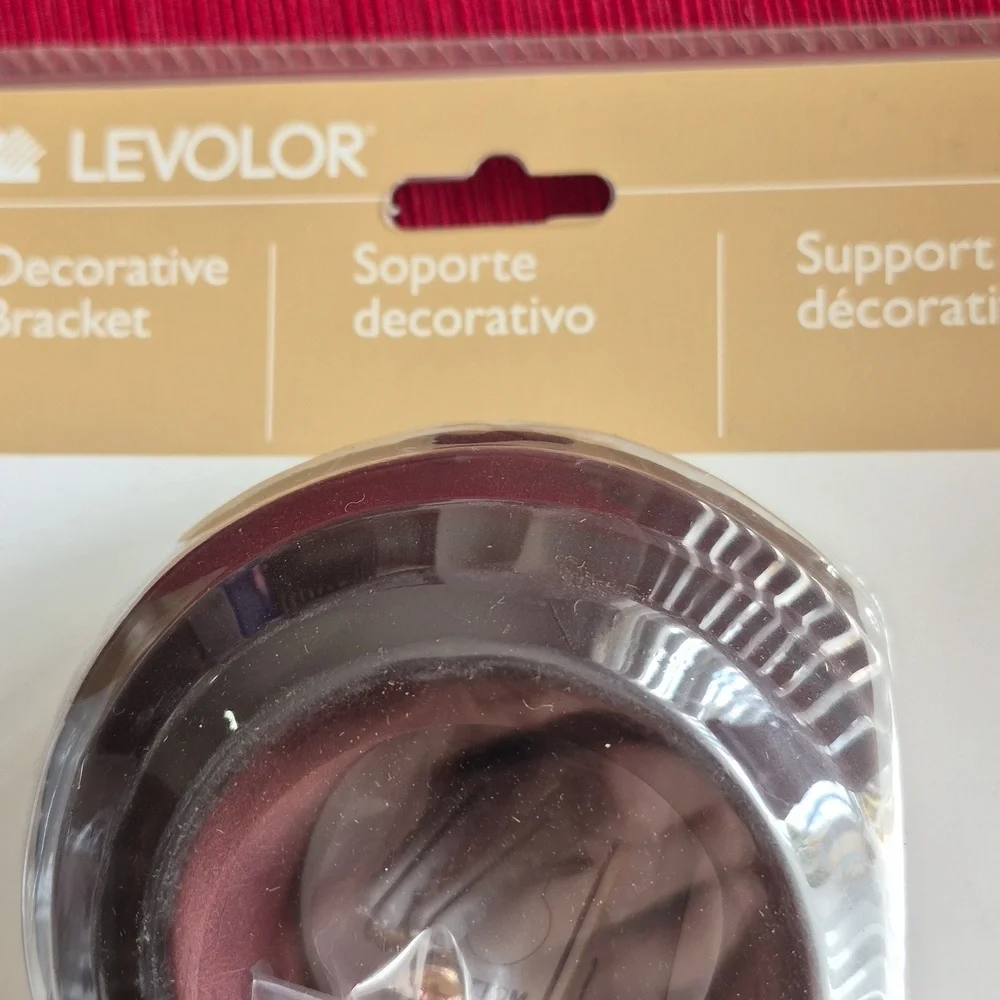 New 4 Levolor Calypso Sconce Swag Curtain Holder, Sealed